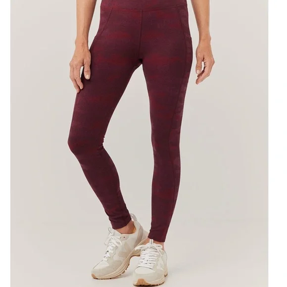 Pact Burgundy Leggings - Picture 4 of 4